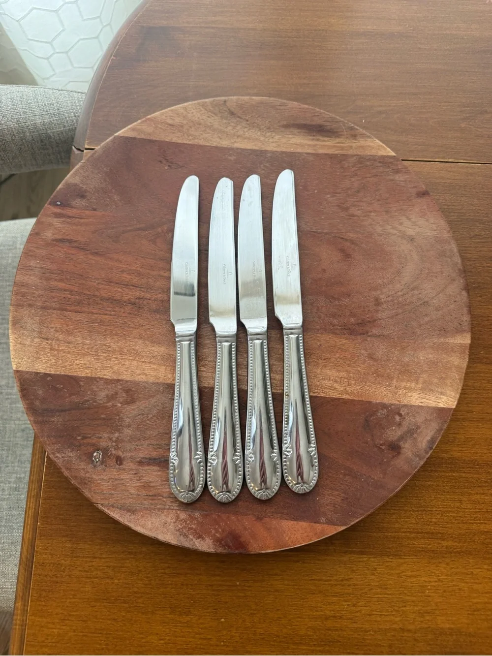 Villeroy and Boch knife x4 Mademoiselle